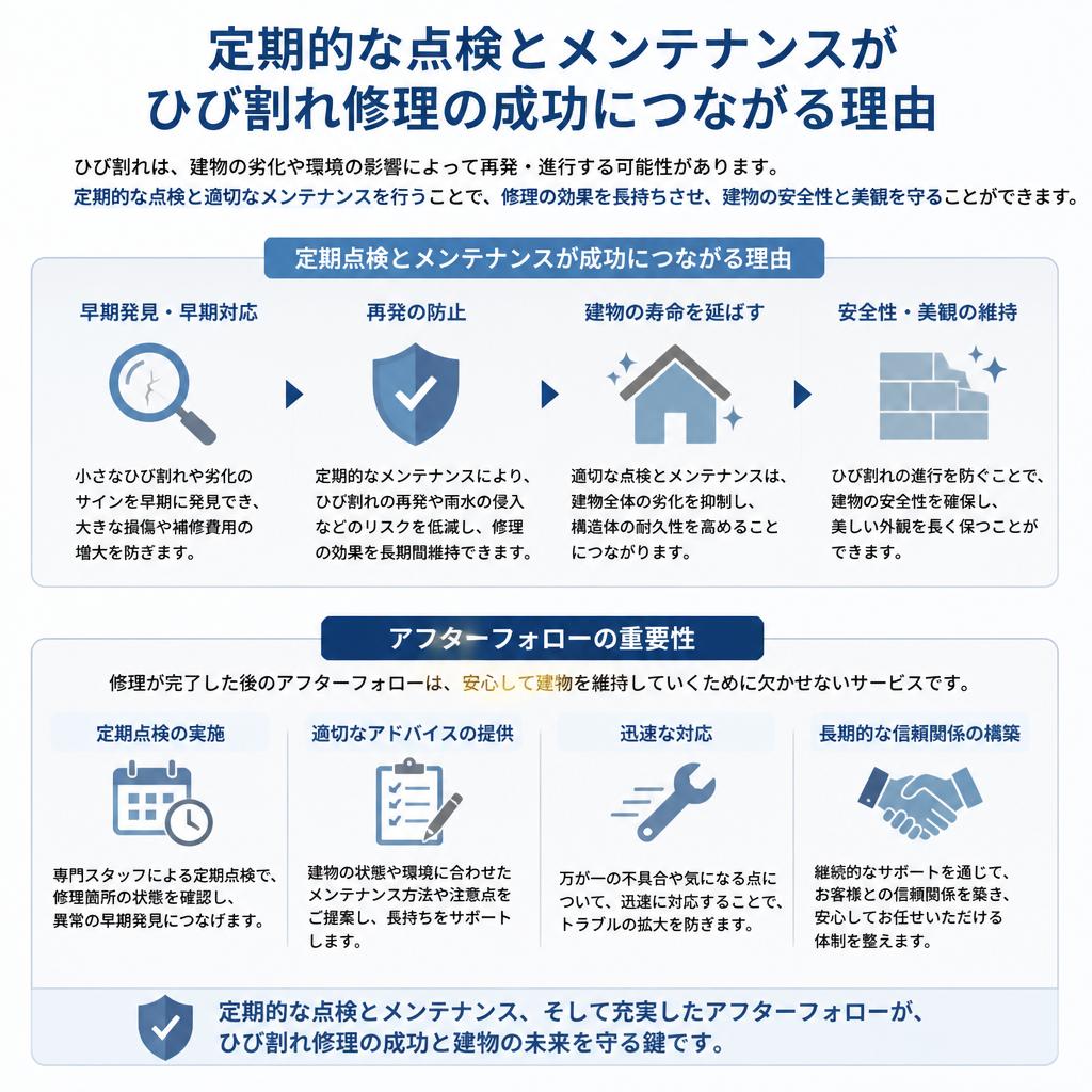 適切なメンテナンスのすすめ