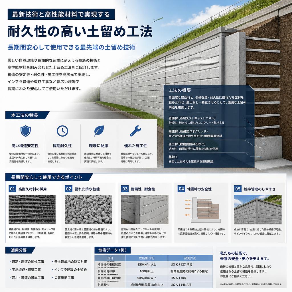 耐久性の高い工法