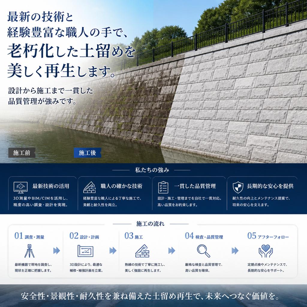 私たちの革新的な改修技術