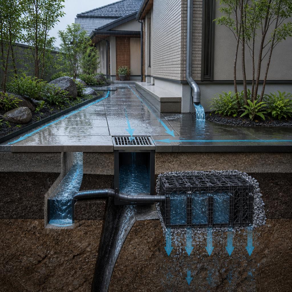 雨水管理と流れの最適化で安心の暮らし実現